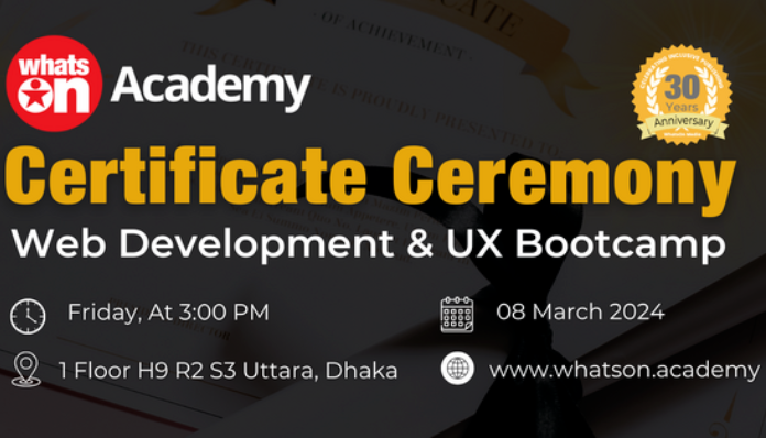 Chapter Closing: UX & Web Dev Bootcamp Certificate Ceremony